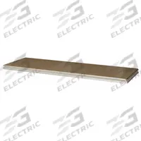 TENNSCO Shelf: 48 in x 12 in, 850 lb Load Capacity, Particleboard, Sand, Shelf (MPN ZDES-4812D SAND). Key specifications — Decking Material: Particleboard; Includes: Shelf; Decking Finish: Unfinished; Shelf Configuration: Single Straight; Color: Sand; Frame Material: Steel; Brand: TENNSCO; Frame Finish: Zinc Plated.