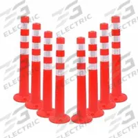 XPT: Portable, 29 1/2 in Overall Ht, Circular Top, High-Intensity Prismatic, Red/White, 8 PK (MPN 755995). Key specifications — Body Color: Red; Product Type: Delineator; Includes Weighted Base: No.
