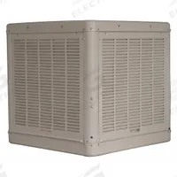 ESSICK AIR Ducted Evaporative Cooler: 800 sq ft – 1,200 sq ft, 34 1/2 in x 34 1/8 in x 34 1/8 in (MPN N43/48D). Key specifications — Brand: ESSICK AIR; Includes Drive Package: Drive Package Not Included.