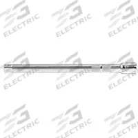 PROTO Socket Extension: 1/2 in Input Drive Size, 1/2 in Output Drive Size, 10 in Overall Lg, Chrome (MPN J5463). Key specifications — attr1204978: Not Insulated; attr1204980: Locking Not Included; attr1204984: PROTO; attr1204970: Chrome.