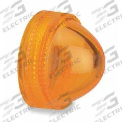 SCHNEIDER ELECTRIC Pilot Light Lens: 30 mm Panel Mounting Hole Dia, Amber, Domed, 9001K/9001SK (MPN 9001A9). Key specifications — Brand: SCHNEIDER; Compatible with Series: 9001SK; Lens Material: Plastic.