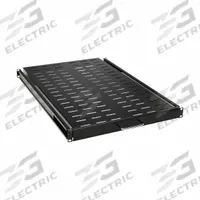 EATON TRIPP LITE Rack Shelf: 1 u, Sliding/Vented Shelf, 29 1/2 in Overall Dp, 2 3/8 in Overall Ht (MPN SRSHELF4PSLVENT). Key specifications — Brand: EATON TRIPP LITE; Color: Black; Material: Steel; _Shelf Style: Sliding.