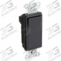 HUBBELL Wall Switch: Rocker Switch, Single Pole, Maintained, Black, 120/277V AC, 15 A (MPN SNAP2101PLBK). Key specifications — Illuminated: No; Voltage Rating: 120/277V AC.