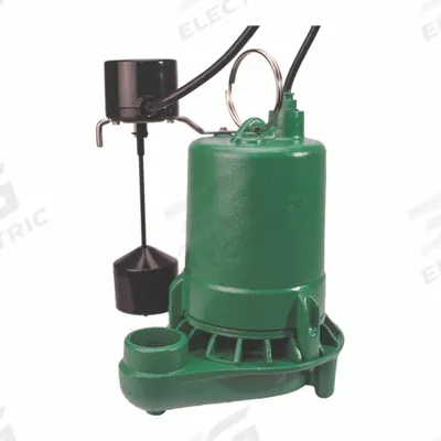 MYERS Submersible Sump Pump: 1/3 hp, 115V AC, 50 gpm Flow Rate @ 10' of Head - General Purpose Submersible Sump Pumps
