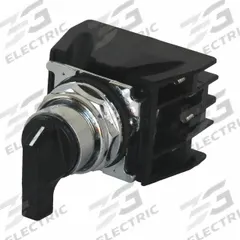EATON Selector Switch: Off, Short Lever, Off, Off, 10250T, 30 mm Panel Mounting Hole Dia, Metal, 2NO (MPN 10250T726BK). Key specifications — Action: Maintained/Maintained/Maintained; Operator Head Type: Short-Handled Knob; Operator Illumination: Non-Illuminated; Series: 10250T; Brand: EATON.