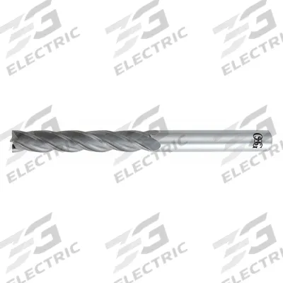 OSG Square End Mill: Carbide, 4 Flute, 16 mm Mill Dia, 76 mm LOC, 153 mm OAL (MPN 484-6299) - General Purpose Carbide Square End Mills