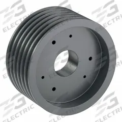 APPROVED VENDOR V-Belt Pulley: B94, 6 Groove, 9.75 in OD, Bushed Bore, SF, Quick Detachable (MPN 6B94SF). Key specifications — attr1318293: B94; attr1318301: 9 in (4L, A); attr1318291: 5L, B, or BX.