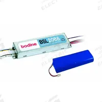 BODINE LED Emergency Driver: 20 W Max. Bulb Watts, 120 to 277V AC, 1 Bulbs Supported, Within Fixture (MPN BSL20B6UEK55SBI1). Key specifications — Input Voltage: 120 to 277V AC; Brand: BODINE; Driver Mounting Location: Within Fixture.