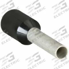 PANDUIT Wire Ferrule: 16 AWG Max Wire Size, Holds 1 Wire, Black, Polypropylene, 0.08 in Ferrule Dia (MPN FSD78-6-D). Key specifications — Brand: PANDUIT.