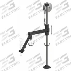 FLEXARM Torque Arm: Reaction, 24 in Max. Working Range, 40 N-m Max. Torque, 9 lb Max. Tool Wt (MPN AR-40). Key specifications — attr62866: 1-1/8 in to 2-1/8 in; attr62859: FLEXARM.