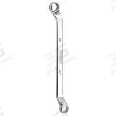 PROTO Double Box Wrench: Alloy Steel, Chrome, 1/2 in_9/16 in Head Size, 8 3/4 in Overall Lg - SAE, Double End, 12-Point, Box End Wrenches