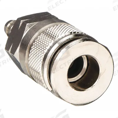 AIGNEP USA Quick Connect Hose Coupling: 1/4 in Body Size, 3/8 in Hose Fitting Size - Universal Interchange Brass Quick-Connect Air Coupling Bodies
