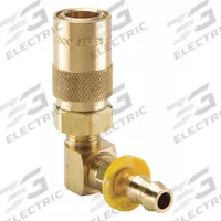 PARKER Hydraulic Quick Connect Hose Coupling: 1/4 in Coupling Size, Brass, 11.36 lpm Max. Flow Rate (MPN PC214-BP). Key specifications — Body Material: Brass; Thread Size: 9/16"-18; Brand: PARKER.