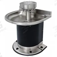 ACORN Wash Fountain: Black/Silver, Stainless Steel, Semi-Circular, 32 in Overall Wd, P-Trap Drain (MPN 3544-2-F-DV-VPB-MXTP). Key specifications — Bowl Shape: Semi-Circular; Drain Type: P-Trap; Color: Black/Silver; Brand: ACORN; Series: 3543; Sink Material: Stainless Steel; ADA Compliant: Not ADA Compliant.