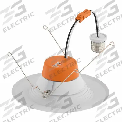 LED Downlight: 5 in_6 in Dia, 750 lm_1,050 lm_1,300 lm, 2700K/3000K/3500K/4000K/5000K - Universal Trim Modules