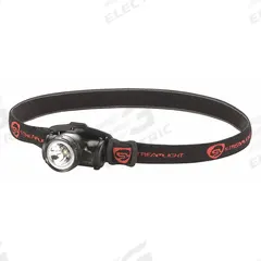 STREAMLIGHT Headlamp: 50 lm Max. Brightness, 25 hr Max Run Time, 66 m Max Beam, 2 Light Outputs, ABS (MPN 61400). Key specifications — Brand: STREAMLIGHT; Battery: 2 AAA.