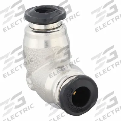 AIGNEP USA Push-Fit Elbow Fitting: 5 mm OD x 5 mm OD Size, Push-to-Connect x Push-to-Connect - Nickel-Plated Brass Tube Fittings
