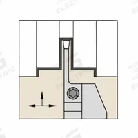 WIDIA Indexable Thread Turning Tool Holder (MPN 3650457)