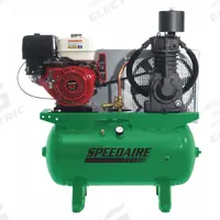 SPEEDAIRE Stationary Air Compressor: 2 Stage, 13 hp Engine, Honda, 24 cfm, 30 gal Air Tank (MPN 4LW38). Key specifications — attr50933: Honda; attr86530: Recoil; attr50934: SPEEDAIRE.
