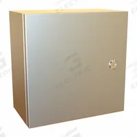 HAMMOND Electrical Enclosure: 304 Stainless Steel, 12 in x 12 in x 6 in, NEMA 12/13/3R/4/4X, Hinged (MPN EN4SD12126SS). Key specifications — Brand: HAMMOND; Closure Method: 1/4-Turn Latch; Enclosure Material: 304 Stainless Steel; Knockouts: Not Included.