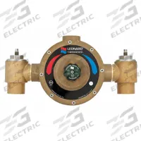 LEONARD VALVE Thermostatic Mixing Valve: 2 in Inlet Connection Size, 2 in Outlet Connection Size (MPN XL-200-SW-LF-BDT). Key specifications — Includes: Check-stops with Strainer; Brand: LEONARD VALVE.