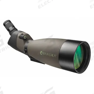 BARSKA Spotting Scope: 25x to 75x, 44 ft @ 1000 yd (75x)/88 ft @ 1000 yd (25x) - Spotting Scopes