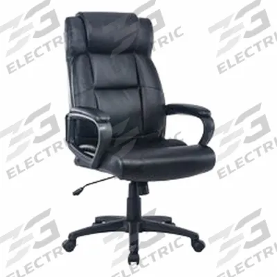 LORELL Executive Office Chair: SOHO High Back, Ht, Black, 25 1/4 in Back Ht - Fixed-Arm Office Chairs