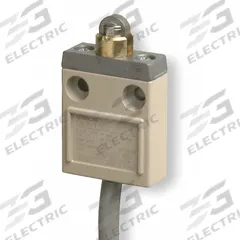 OMRON Roller Plunger Limit Switch: Roller Plunger, Metallic, Momentary, D4C (MPN D4C1702). Key specifications — attr1019632: OMRON; attr1019639: 16.4 ft Cable (SJT(O)); attr1019655: Stainless Steel; attr1023447: D4C.