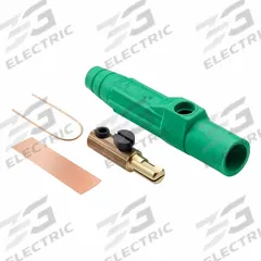 Single Pole Inline: Male, Green, 600V AC/600V DC, 150 A, Single Set Screw Termination, 15 Series (MPN 15D21-UG). Key specifications — Gender: Male; Series: 15; Brand: LEVITON.