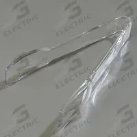 CARLISLE Salad Tongs: 6 7/16 in Overall Lg, Clear, NSF Certified, Plastic, Dishwasher Safe (MPN 400607). Key specifications — Dishwasher Safe: Yes; Brand: CARLISLE; NSF Certified: Yes; Blade Material: Plastic.