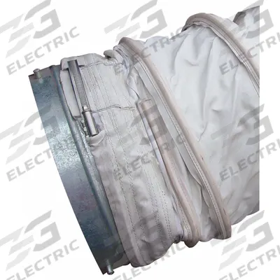 HEAT WAGON Portable Gas Heater Canvas Duct: Direct-Fired Portable Gas - Ducting for Portable Gas Heaters