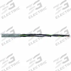 CHAINFLEX Control Cable: 20 AWG, 18 Conductors, Order by the Foot, PVC Jacket, 300 V (MPN CF130-05-18). Key specifications — Conductor Material: Copper; Conductor Configuration: Single; Minimum Bend Radius Factor - Fixed: 4 x OD; Minimum Bend Radius Factor - Flexible: 6 x OD; Includes Ground: Yes; Minimum Bend Radius Factor - E-Chain: 7.5 x OD; Resistance Properties: Flame Retardant; Standards: VW-1.