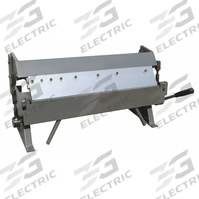Dayton Sheet Metal Brake: Hand Lever : Top Edge Actuation + Finger, 48 in Max. Bending Wd - Manual Box & Pan Brakes