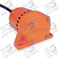 VIBCO Electric Vibrator: SPR Series, 20 lbf, 115V AC, 0.8 A, 3,200 vpm, Open Air-Over, 48 dBA (MPN SPR-21). Key specifications — attr661947: 0.8 A; attr661979: 48 dBA; attr661970: 115V AC.