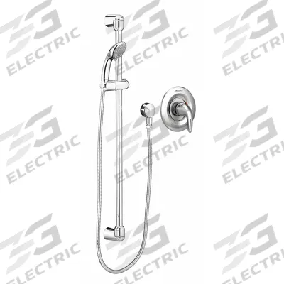 AMERICAN STANDARD Shower Faucet: Commercial, 1.5 gpm Fixed Showerhead Flow Rate - Shower Faucets with Hand-Held Showerheads