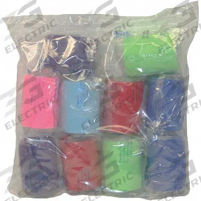 FIRST VOICE Self-Adherent Cohesive Bandage: 5 yd Dressing Lg, 3 in Dressing Wd, Latex - Self-Adherent Bandages
