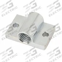APPROVED VENDOR Spring Plunger Mounting Base: Steel, For 5/8"-11 Thread (MPN Z0383). Key specifications — Brand: APPROVED VENDOR; Manufacturer Part Number: Z0383; Overall Length: 1.88 in; Overall Width: 1.25 in; Overall Height: 0.8 in; Base Height: 0.31 in; Mounting Hole Diameter: 17/64 in.