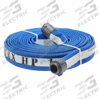 ARMTEX HP Fire Hose: Double Jacket, 1 3/4 in Hose Inside Dia, 100 ft Hose Lg, Blue (MPN HP175B100-NH150-L). Key specifications — attr660609: NST x NH; attr660602: Rocker; attr660607: Aluminum; attr660629: Synthetic Yarn; attr660626: Nylon Reinforced NBR Rubber.