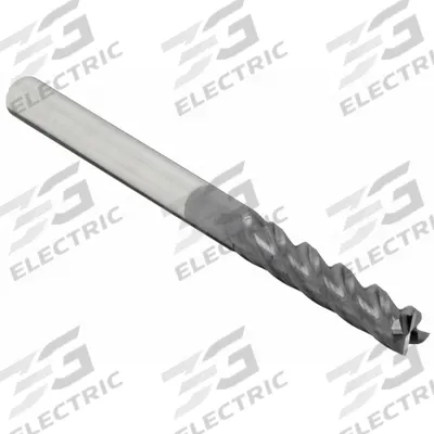 APPROVED VENDOR Square End Mill: Carbide, AlTiN Coated, 4 Flute, 1/4" Mill Dia, 1-1/2" LOC - General Purpose Carbide Square End Mills
