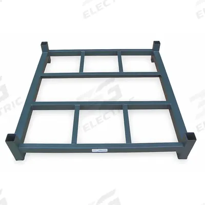 APPROVED VENDOR Stack Rack Base: 42 in x 60 in x 6 1/4 in, Open Decking - Open-Deck Stack Rack Bases
