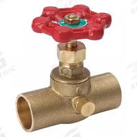APPROVED VENDOR Stop and Waste Valve: 1/2 in Pipe Size, Sweat x Sweat, Brass, Wheel (MPN 105-603NL). Key specifications — Handle Material: Cast Iron; Brand: APPROVED VENDOR.