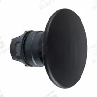 SCHNEIDER Mushroom Head Push Button: Black, 22 mm Mounting Size, Non-Metallic, Momentary (MPN ZB5AR2). Key specifications — Brand: SCHNEIDER; Action: Momentary; Series: XB5; Push Button Material Type: Non-Metallic.