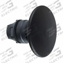 SCHNEIDER Mushroom Head Push Button: Black, 22 mm Mounting Size, Non-Metallic, Momentary (MPN ZB5AR2). Key specifications — Brand: SCHNEIDER; Action: Momentary; Series: XB5; Push Button Material Type: Non-Metallic.