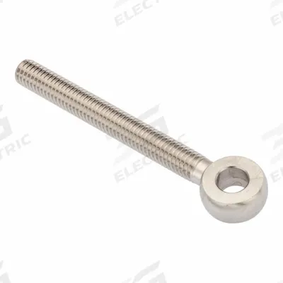 AMPG Fixed Rod End: Stainless Steel, Plain, 3 1/2 in Hole Center-to-End Lg - Stainless Steel Male Threaded Fixed Rod Ends
