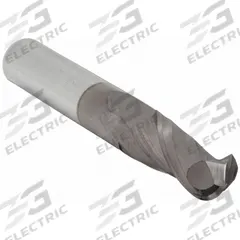 APPROVED VENDOR Ball End Mill: Carbide, TiCN Coated, 2 Flute, 3/16" Mill Dia, 3/4" LOC, 2-1/2" OAL (MPN 224-001014)