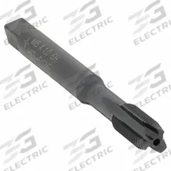 CLEVELAND Spiral Point Tap: M8x1 Metric, 6H, 3 Flute, Plug Chamfer, Black Oxide Cobalt (MPN C86240)