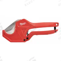MILWAUKEE Pipe Cutter: 1/8 in – 1 5/8 in OD Cutting Capacity, Ratcheting, 10 in Tool Lg, 48-22-4210. Key specifications — attr327817: No; attr327812: 48-22-4210; attr327818: CPVC; attr327823: Ratcheting; attr327815: MILWAUKEE; attr379130: Ratcheting Shear.