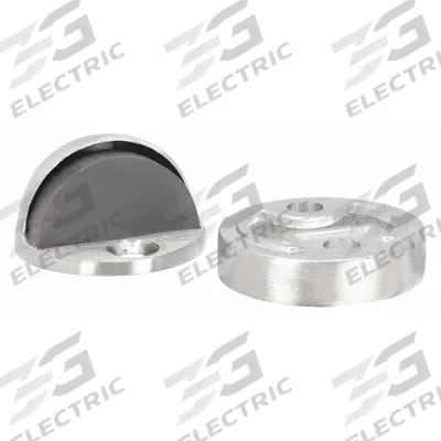 APPROVED VENDOR Dome Door Stop: Floor - Mounted, 1 1/2 in Lg, 1 in Overall Ht - Standard Door Stops