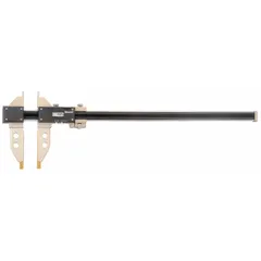 STARRETT Long Range Digital Caliper: 0 in to 24 in /0 mm to 600 mm, Inch/Metric, Inside/Outside (MPN B5000BZ-24/600). Key specifications — attr1185476: STARRETT; attr1185435: Outside; attr1185475: Not Rated; attr1185429: +/- 0.05 mm; attr1185430: 0.0005 in/0.01 mm; attr1220488: Not Included.