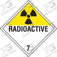 STRANCO INC DOT Container Placard: Radioactive, 10 3/4 in x 10 3/4 in, 10 3/4 in Label Ht, 10 PK (MPN DOTP-0051-V10). Key specifications — Brand: STRANCO INC; Message: Radioactive.